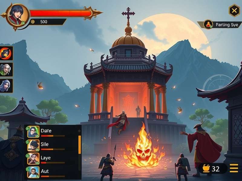 Sacred Shrine Guardian - Temple Defense Gameplay Sacred Shrine Guardian gameplay screenshot showing temple defense mechanics