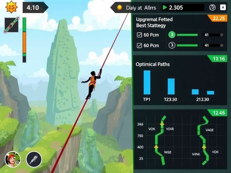 Jungle Zip Explorer Pro Gameplay Jungle Zip Explorer Pro gameplay screenshot showing character on zip line