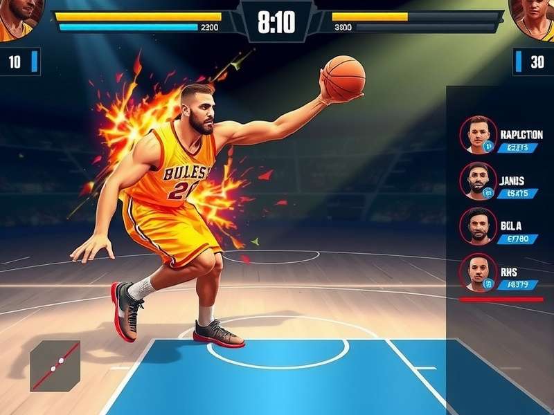 Basket Ace Pro Gameplay Experience Basket Ace Pro gameplay screenshot showing intense basketball action