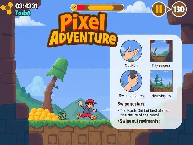 Future Pixel Adventure Run Concepts Concept art for future Pixel Adventure Run updates showing new environments