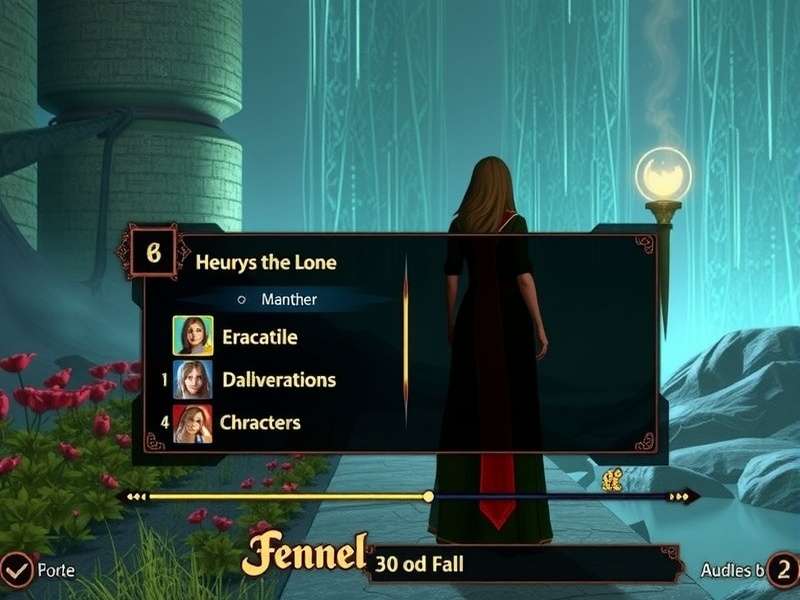 Character Development Screen in Fennel Warlock Life Giver Fennel Warlock Life Giver character progression interface