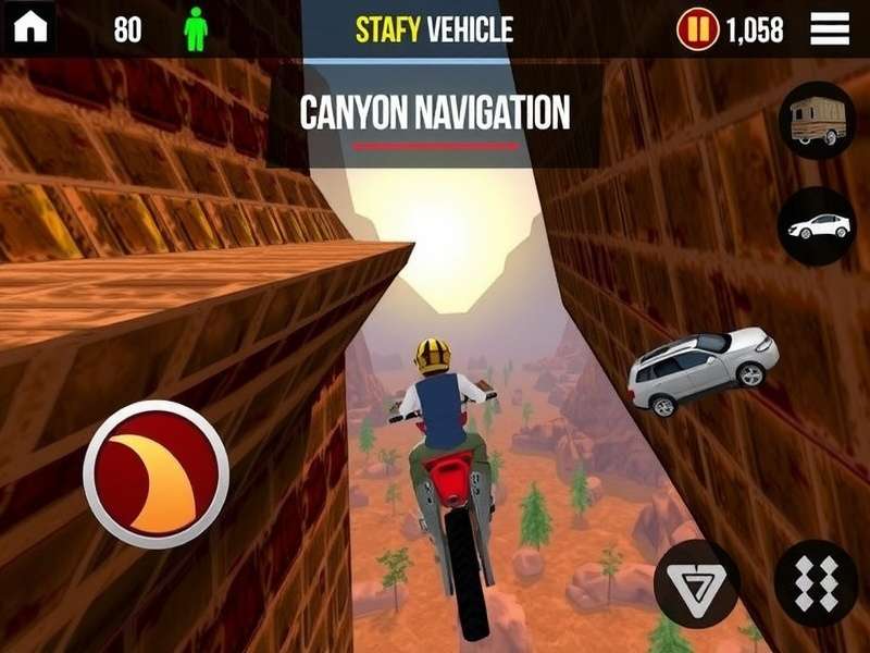 Vehicle Selection in Ace Daredevil Canyon Cross Ace Daredevil Canyon Cross vehicle selection screen