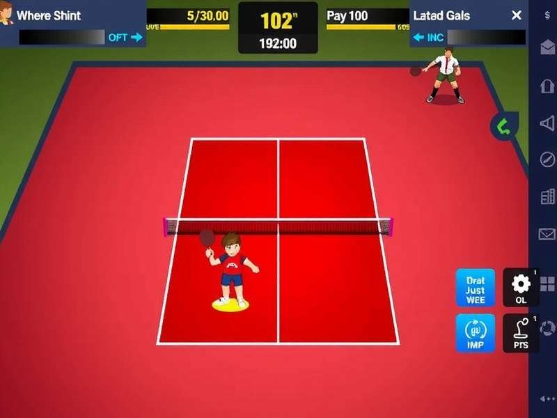 Super Star Table Tennis India Game Interface Super Star Table Tennis India Game Screenshot