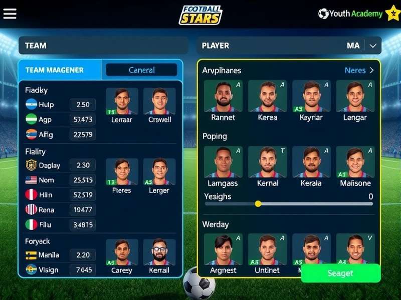 Youth Academy Development in Kerala Football Stars Kerala Football Stars youth academy interface