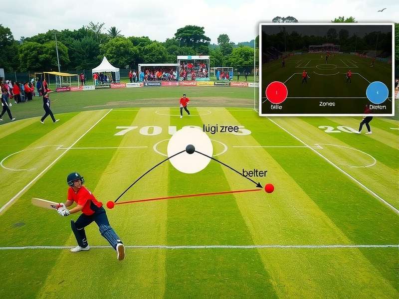Cricket Football Fusion Tactical Positioning Tactical diagram showing player positioning strategies