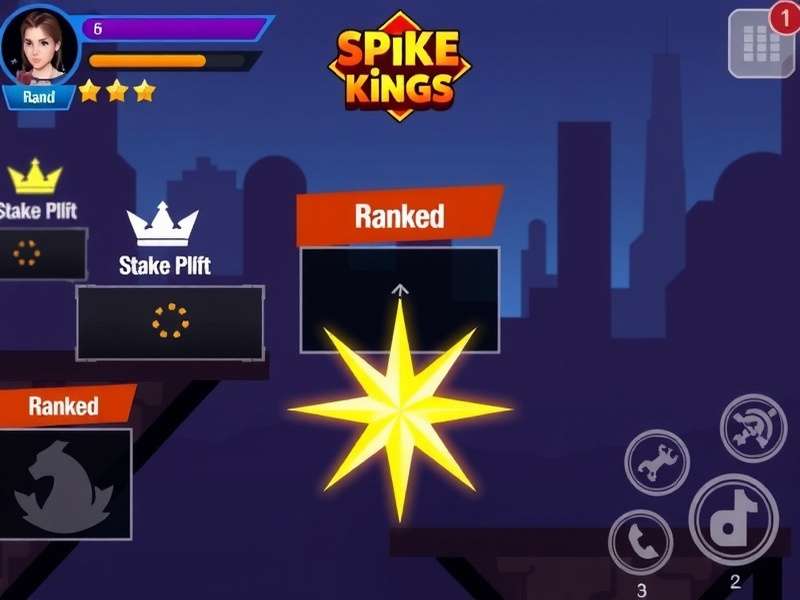 Spike Showdown Kings Dynamic Gameplay Spike Showdown Kings gameplay screenshot showing character action