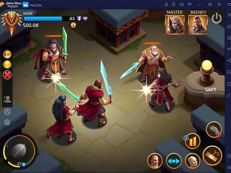 Jeera Slayer Mythic Clash gameplay screenshot showing character battles