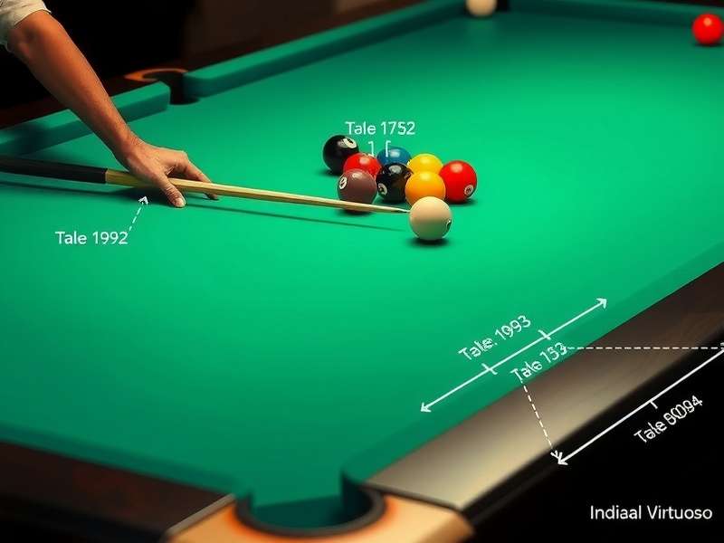 Professional Indian Pool Virtuoso Match Indian Pool Virtuoso gameplay showing expert shot execution