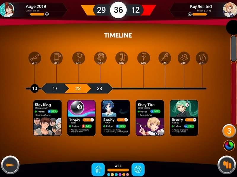 8 Ball Magician Ind Game Interface Game interface of 8 Ball Magician Ind showing various features
