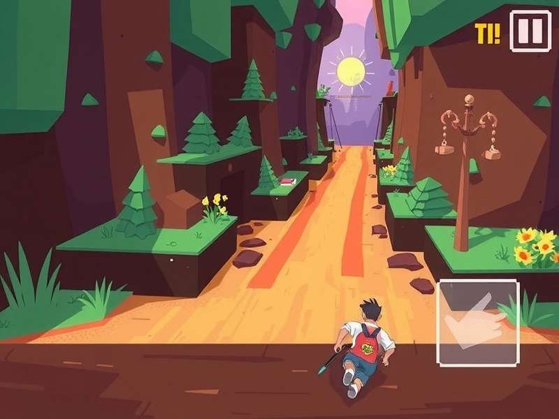 Pixel Adventure Run Control Scheme Pixel Adventure Run control scheme illustration showing swipe gestures