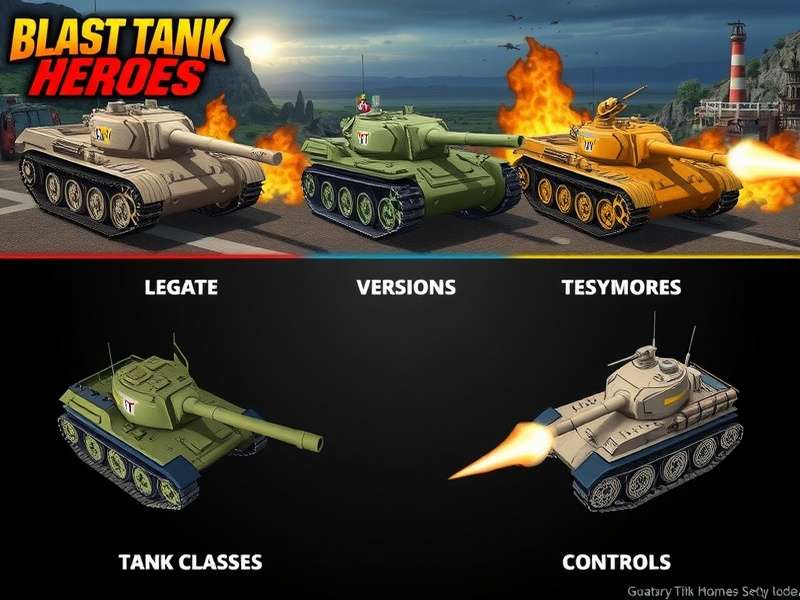 Blast Tank Heroes combat interface and controls