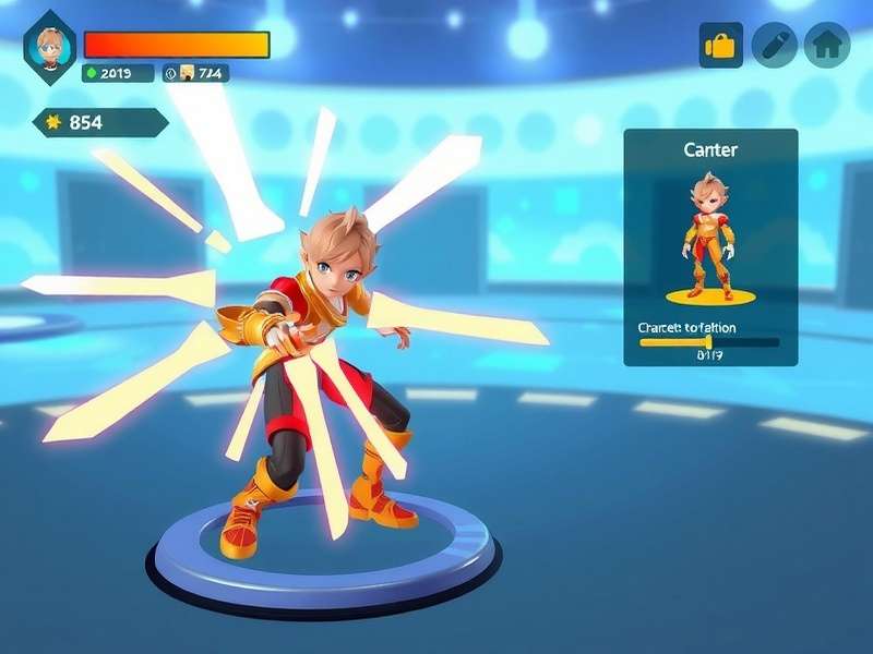 Champion S Spin Blaster Gameplay Action Champion S Spin Blaster gameplay screenshot showing character using spin attack