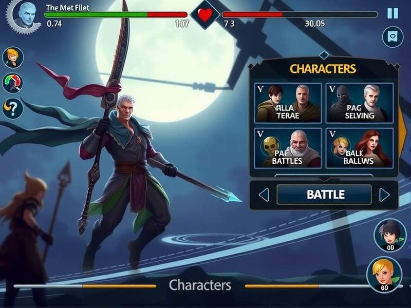 Moonlit Warfare Tactical Battle Interface Moonlit Warfare battle interface showing tactical combat