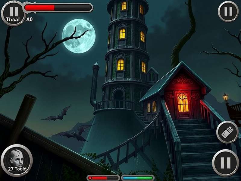 Haunted Tower Challenge Gameplay Scene Haunted Tower Challenge Gameplay Scene