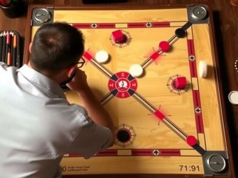 Carrom Vanquisher strategy demonstration