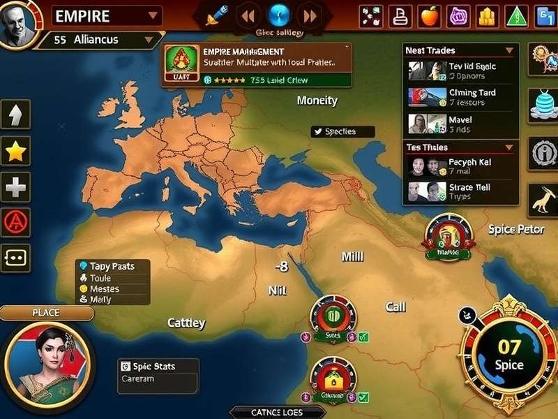 Spice Wars Legends Multiplayer Features Spice Wars Legends multiplayer alliance interface