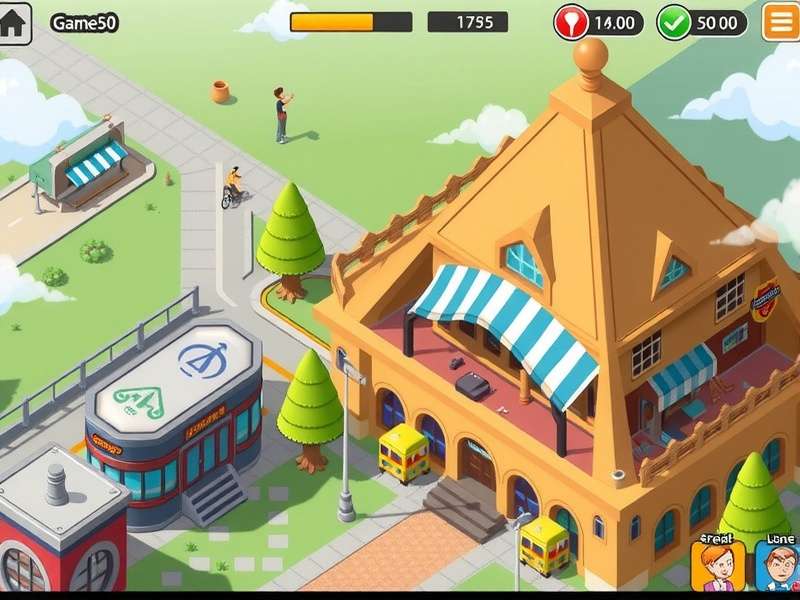 Pixel Town Financial Giant Gameplay Pixel Town Financial Giant Game Interface
