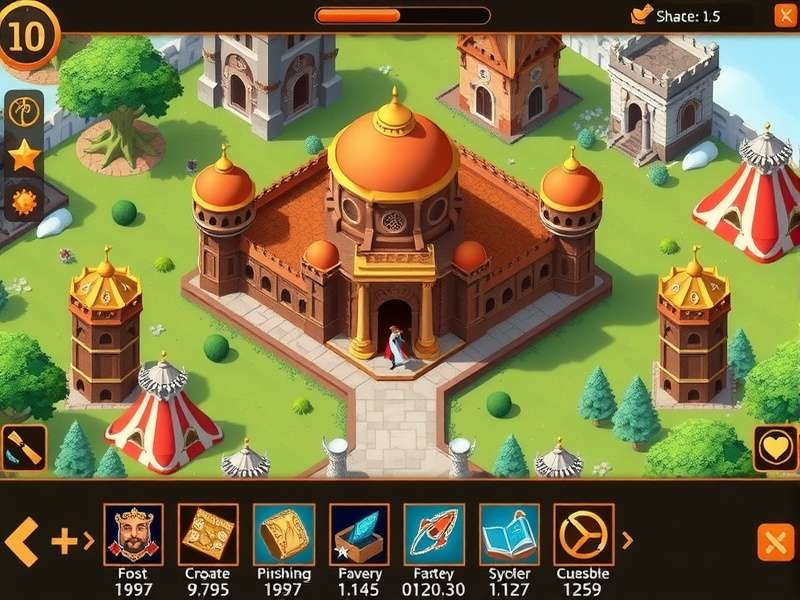 Palace Grande Adventure Gameplay Palace Grande Adventure gameplay screenshot showing palace construction