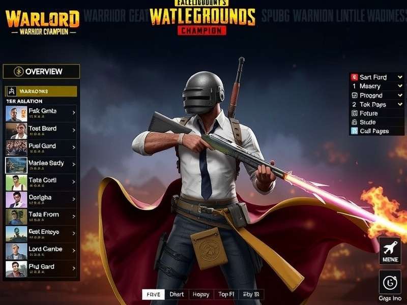 PUBG Warlord Warrior Champion gameplay screenshot