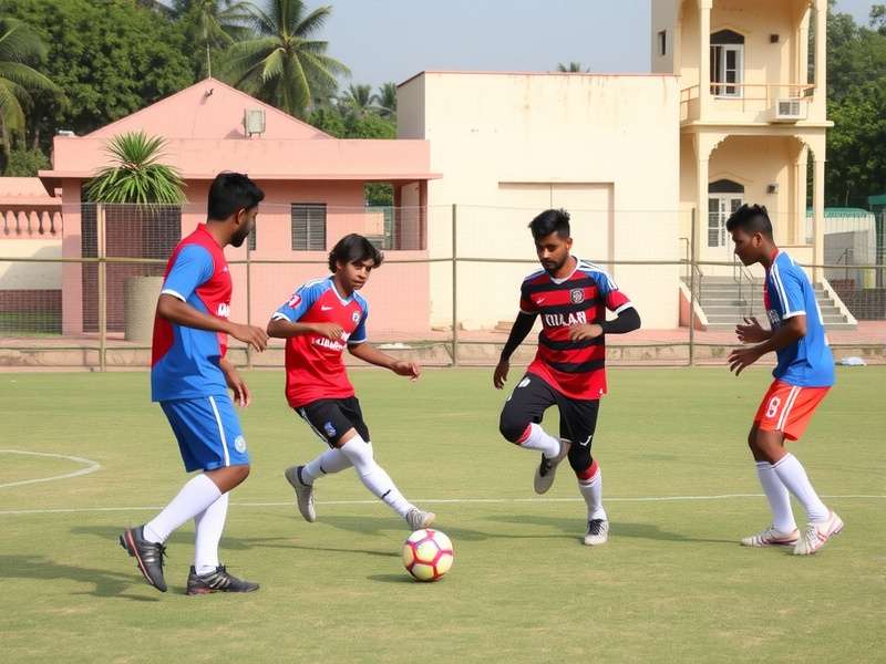 Jaipur Football Prodigies intensive training Jaipur Football Prodigies training session
