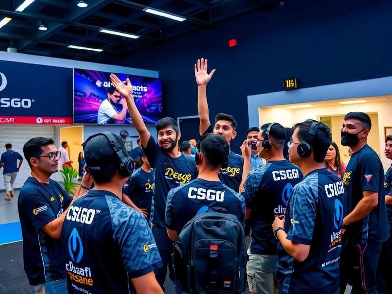 Desi CSGO Champions tournament competition scene with Indian players