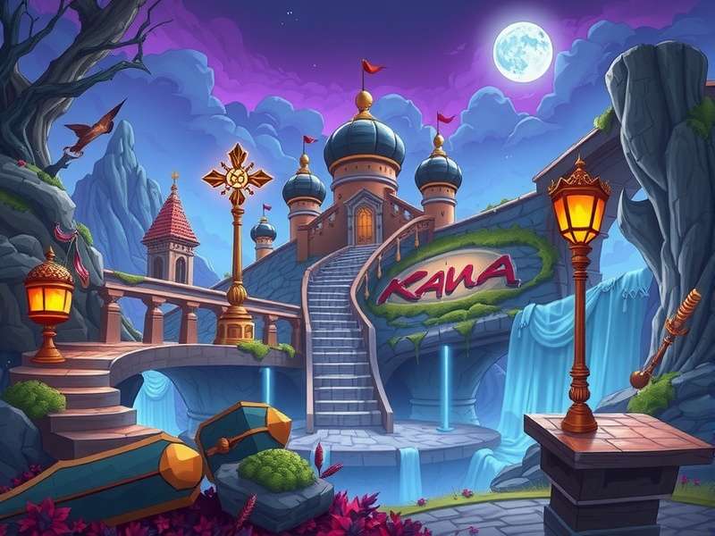 Enchanted landscapes of Misty Monarchs Sorcerer Misty Monarchs Sorcerer game world showcasing magical environments