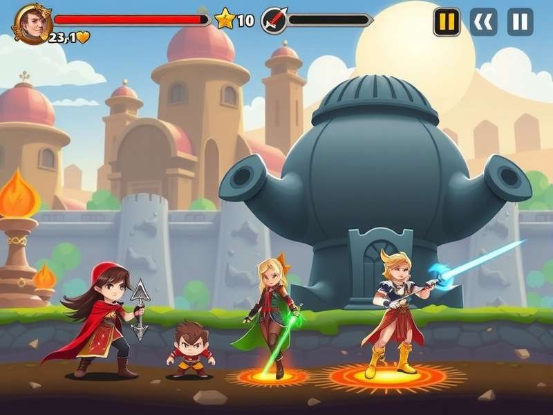 Ginger Master Quest Characters Character lineup from Ginger Master Quest showing main heroes and villains