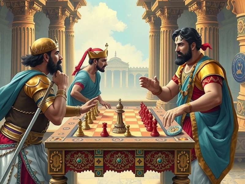 Historical depiction of Kapurthala King S Krypton being played in royal court