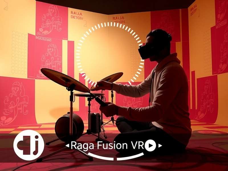 Raga Fusion VR gameplay showing immersive musical environment