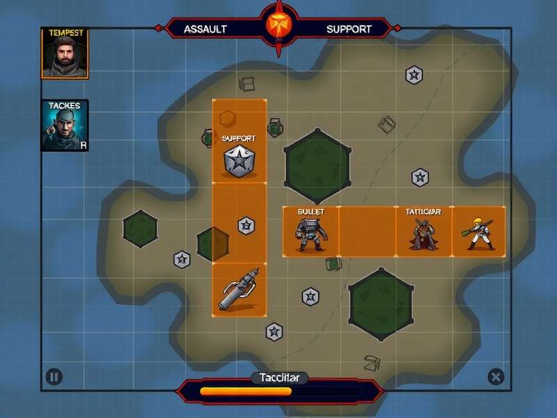 Tempest Troopers gameplay screenshot showing tactical combat