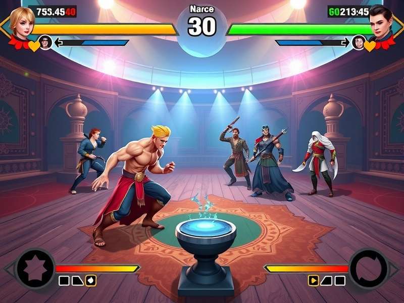 Desi Smash Stars character selection screen