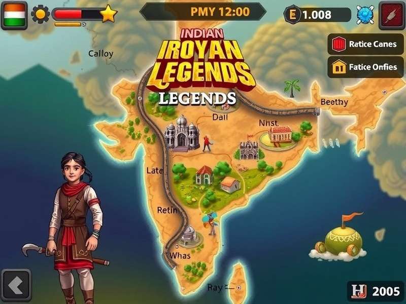 Indian Royale Legends Gameplay Indian Royale Legends gameplay screenshot showing character in action