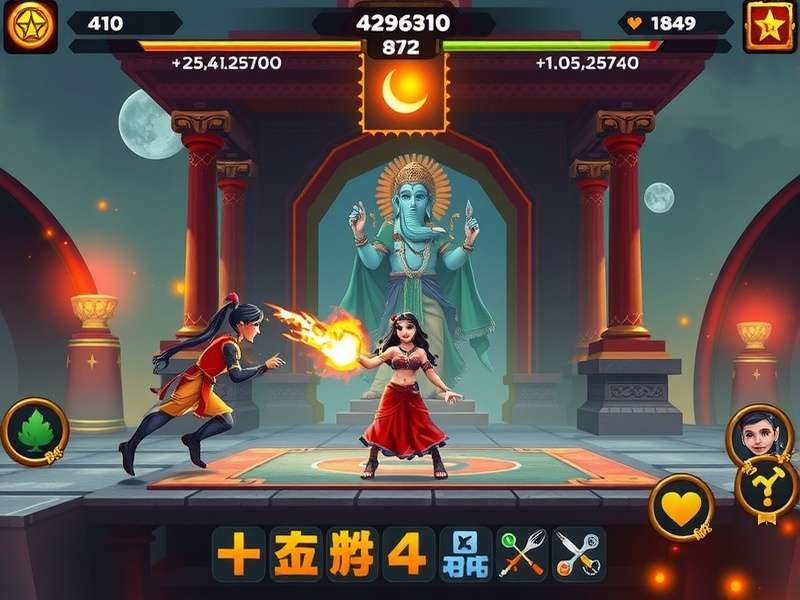 Ganesha S Celestial Gate main gameplay screen