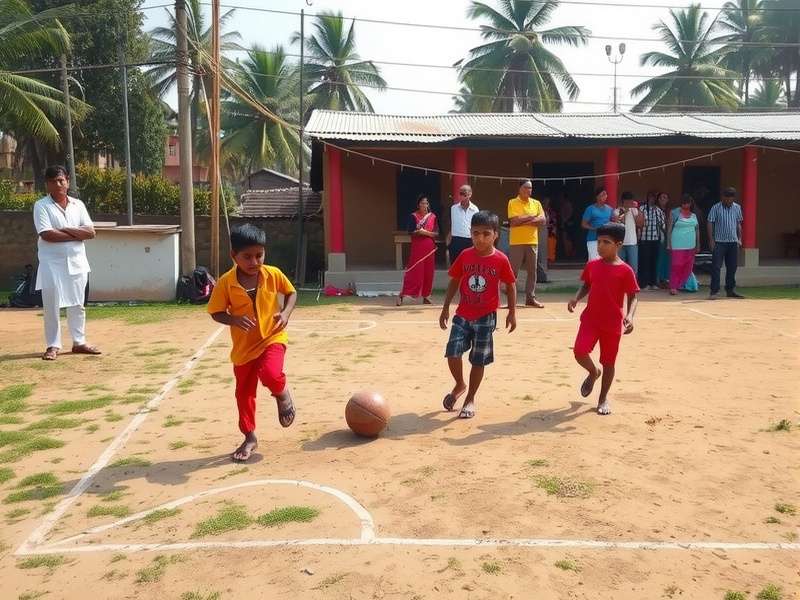 Diagram showing Shining Scurry playing field layout with bases and scoring zones