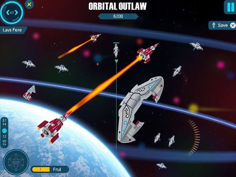 Orbital Outlaw development team working on the game