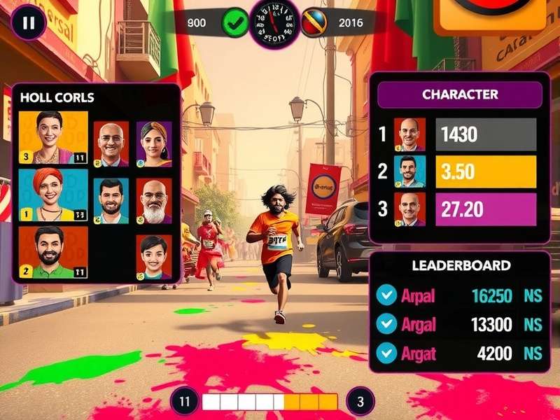 Masala Marathon King leaderboard showing competitive rankings