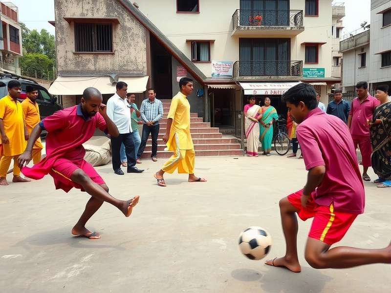 Kurta Kicker FC players demonstrating advanced ball control techniques