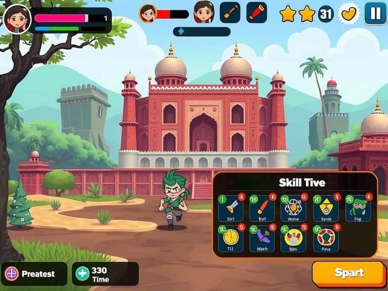 Lassi Slayer S Mission character progression and skill tree interface