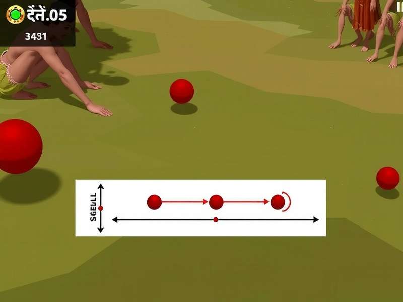 Diagram showing Ball Bounce India gameplay sequence