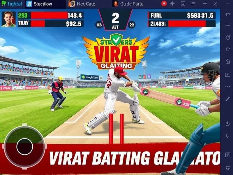 Virat Batting Gladiator Game Screenshot