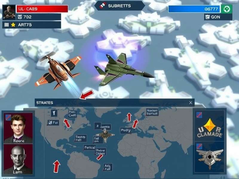 Supreme Sky Commander Pilot Selection Supreme Sky Commander character selection screen