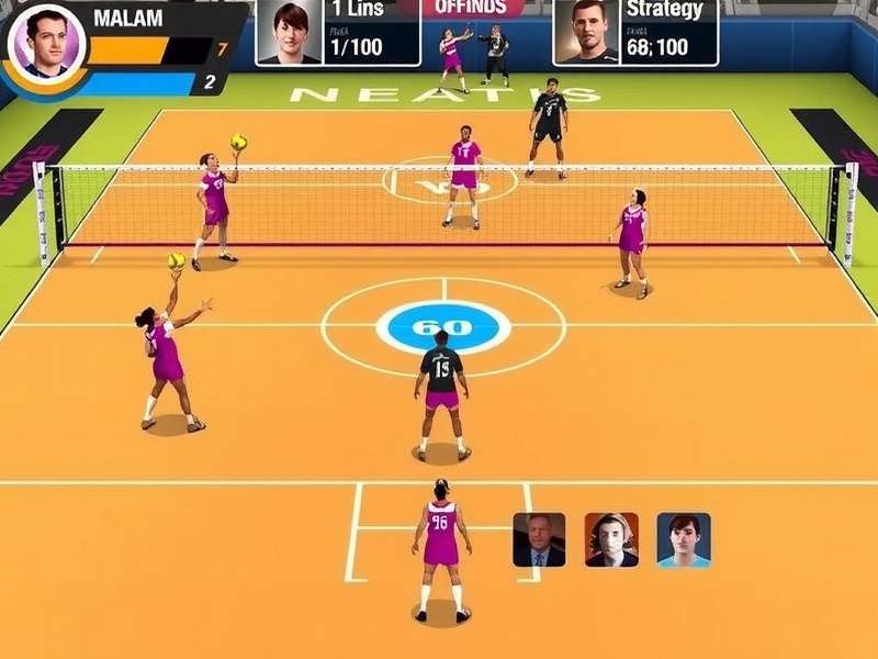 Advanced Strategies in Royals Volley Prodigy Royals Volley Prodigy strategy diagram showing offensive formations