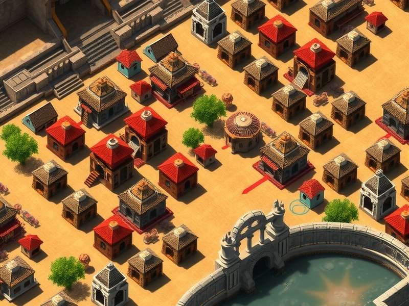 Historical Mauryan architecture in Maurya Mastery Mayhem