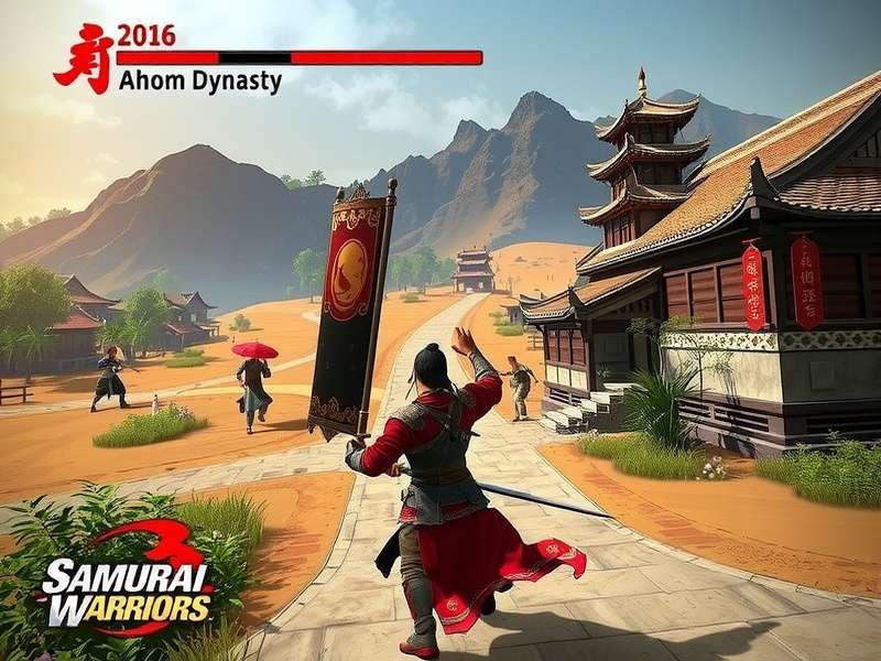 Samurai Warriors Ahom Dynasty Battle Scene Samurai Warriors Ahom Dynasty gameplay screenshot