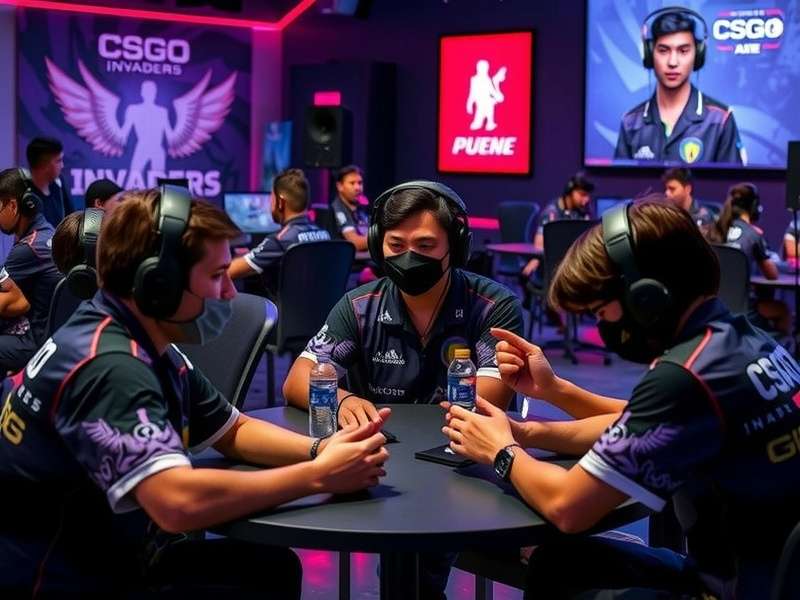 Pune CSGO Invaders tournament victory celebration