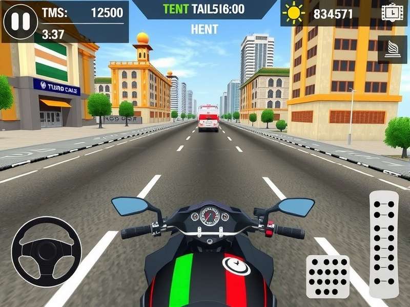 Turbo Racer Pro control scheme and interface demonstration