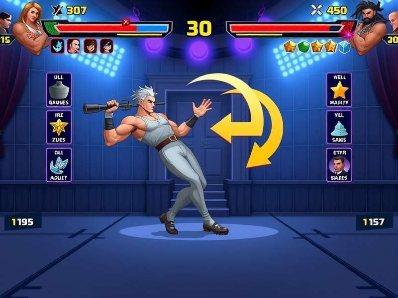 Ganges Spike Pro intense gameplay action Ganges Spike Pro gameplay screenshot showing character combat