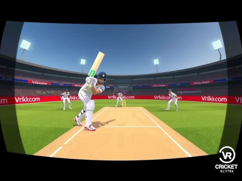 VR Cricket Elite Duel - Batting Gameplay VR Cricket Elite Duel batting interface