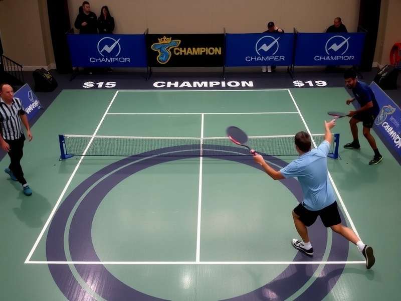 Champion S Paddle court dimensions and markings