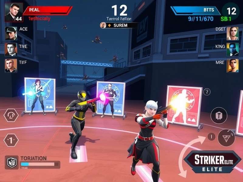 Striker Elite Tactical Gameplay Striker Elite gameplay screenshot showing tactical combat